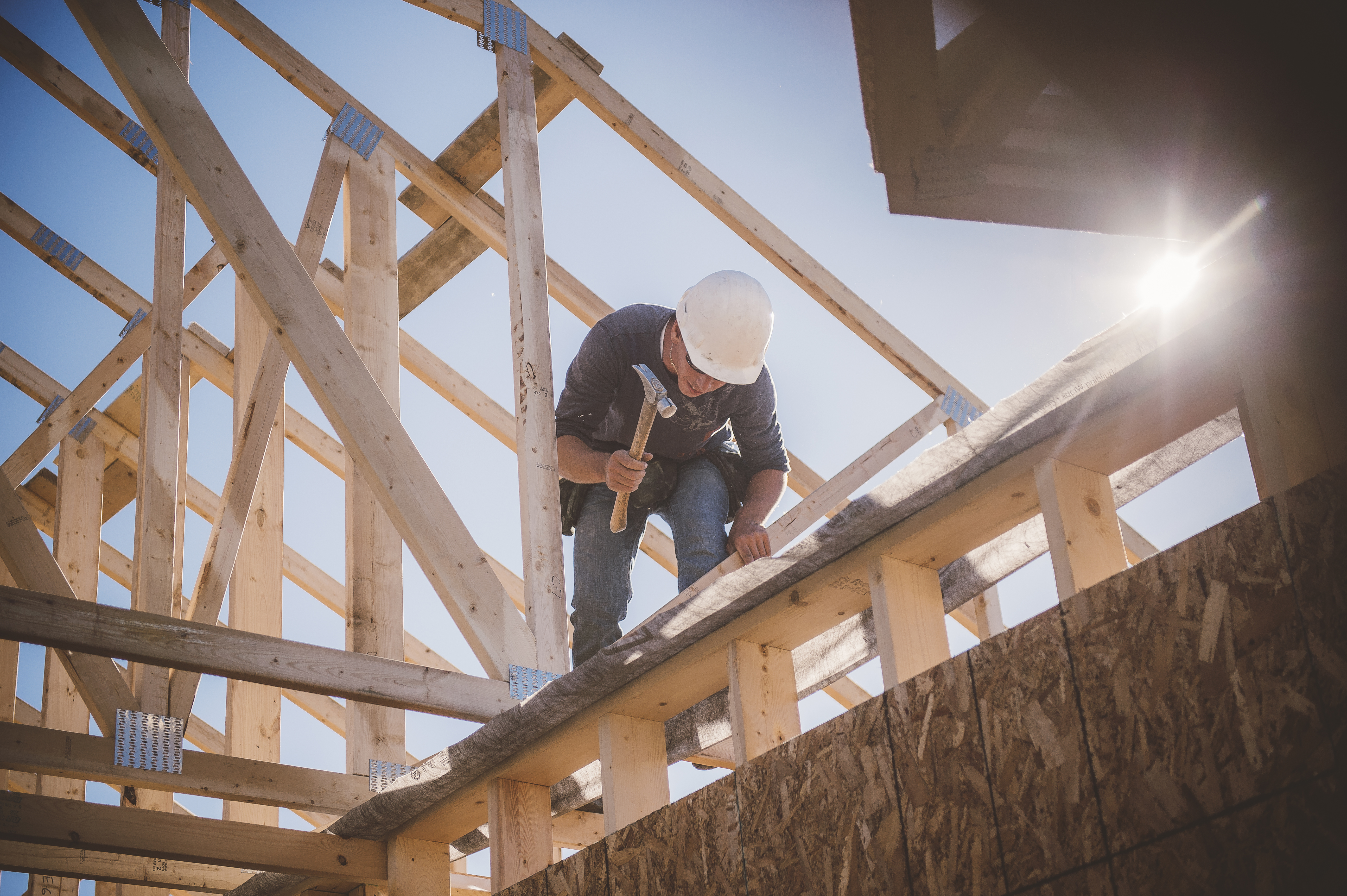 Personne sur un chantier de construction