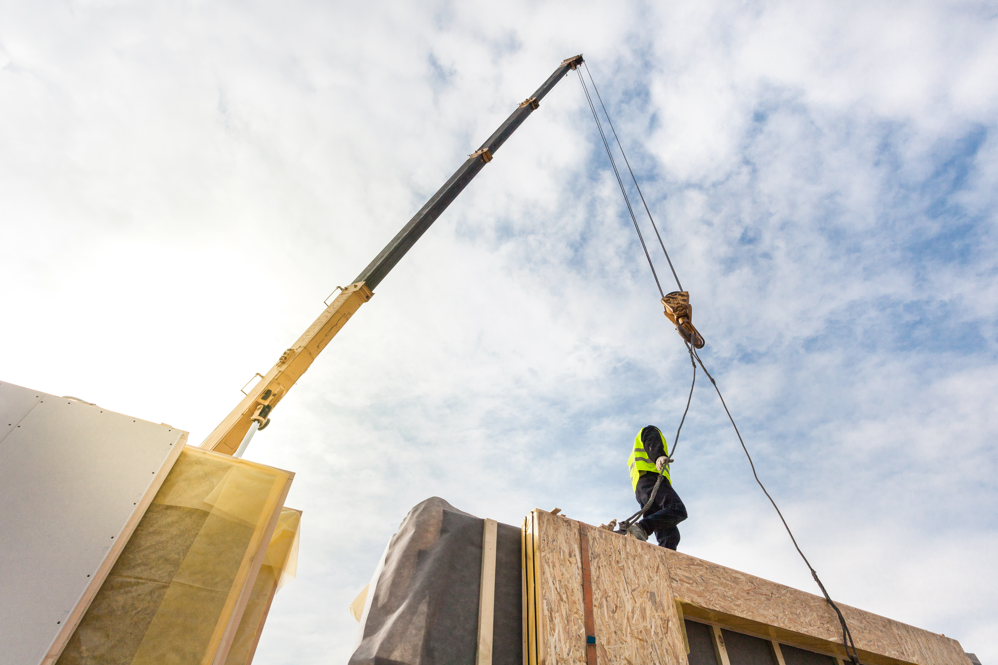 Grue de construction