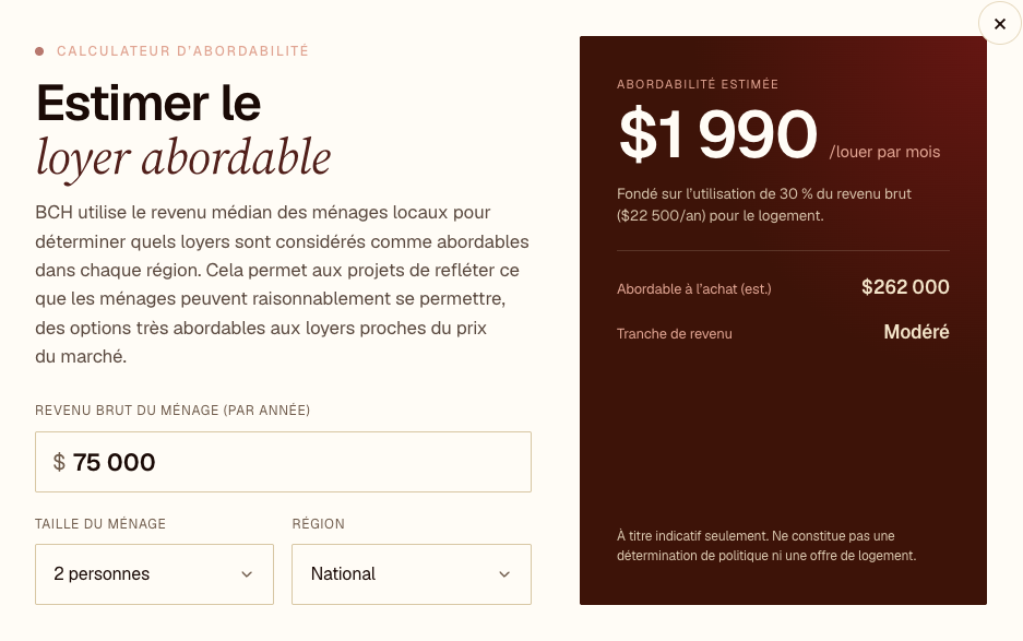 Affordability Calculator